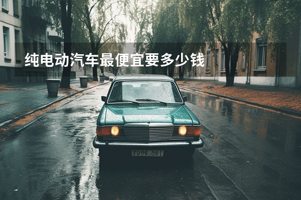 纯电动汽车最便宜要多少钱