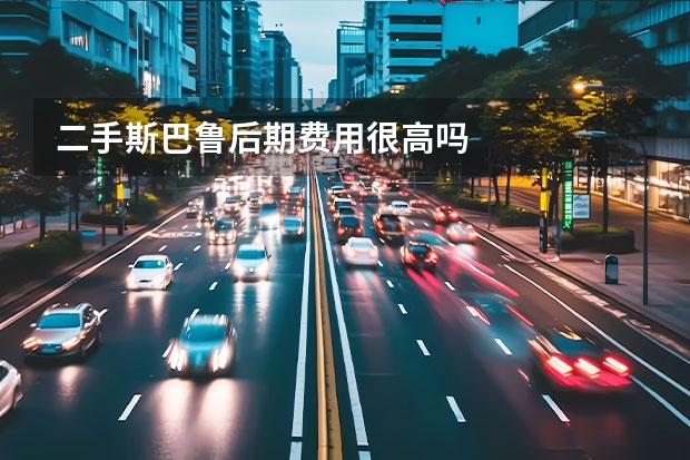 二手斯巴鲁后期费用很高吗