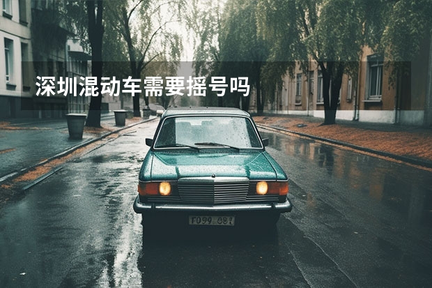 深圳混动车需要摇号吗