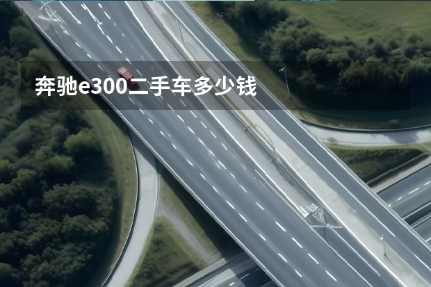 奔驰e300二手车多少钱