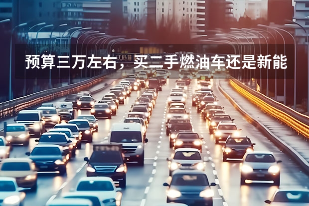 预算三万左右，买二手燃油车还是新能源汽车比较好，大家觉得呢？