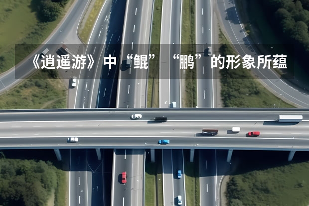 《逍遥游》中“鲲”“鹏”的形象所蕴含的象征意义是什么？
