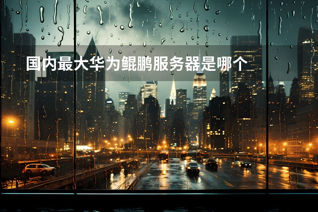 国内最大华为鲲鹏服务器是哪个