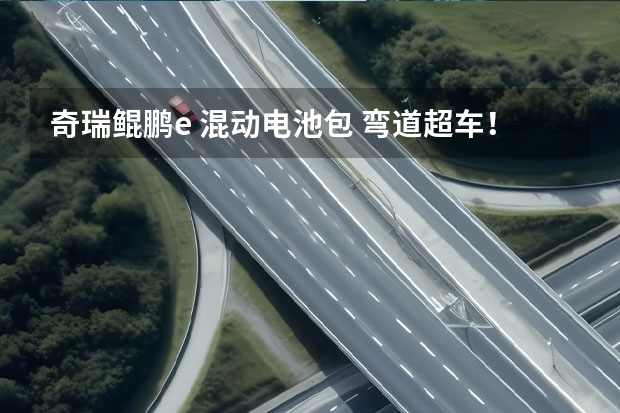 奇瑞鲲鹏e 混动电池包 弯道超车！奇瑞“大咖”解读新能源提速