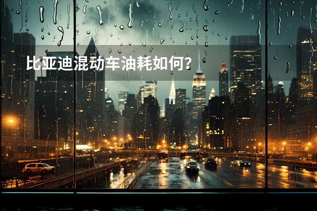 比亚迪混动车油耗如何？