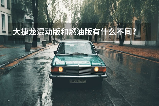 大捷龙混动版和燃油版有什么不同?