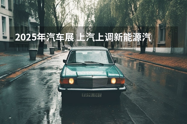 2025年汽车展 上汽上调新能源汽车KPI：2025年产销350万辆