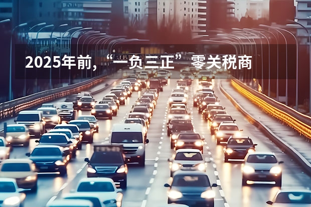 2025年前,“一负三正”零关税商品清单适用于什么范围?(　)