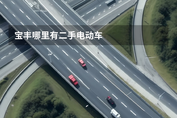 宝丰哪里有二手电动车