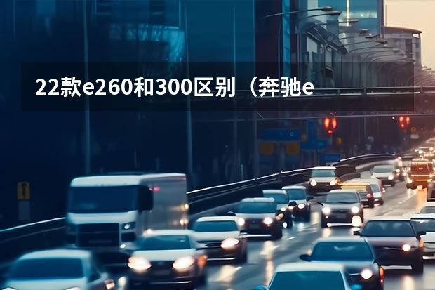 22款e260和300区别（奔驰e260和e300的区别）