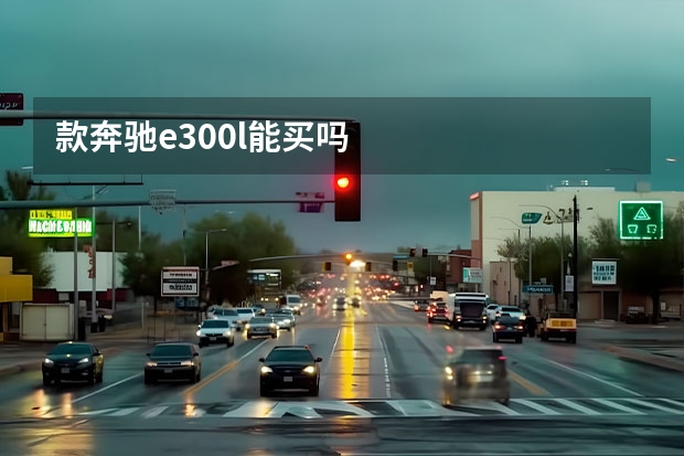 款奔驰e300l能买吗