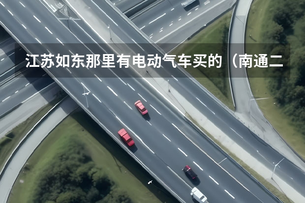 江苏如东那里有电动气车买的（南通二手车交易市场在哪）
