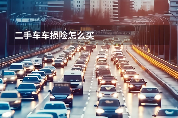 二手车车损险怎么买