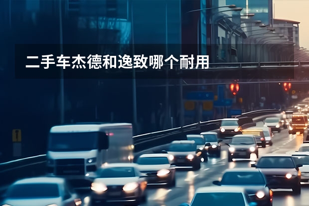 二手车杰德和逸致哪个耐用