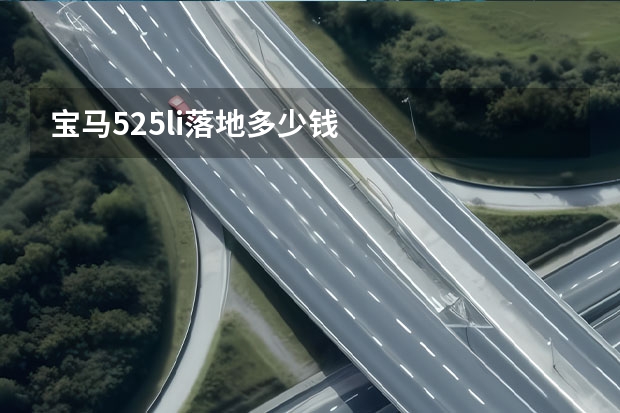 宝马525li落地多少钱