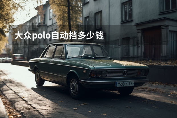 大众polo自动挡多少钱