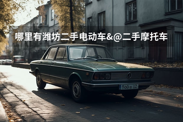 哪里有潍坊二手电动车&@二手摩托车交易的地方？便宜好用就行