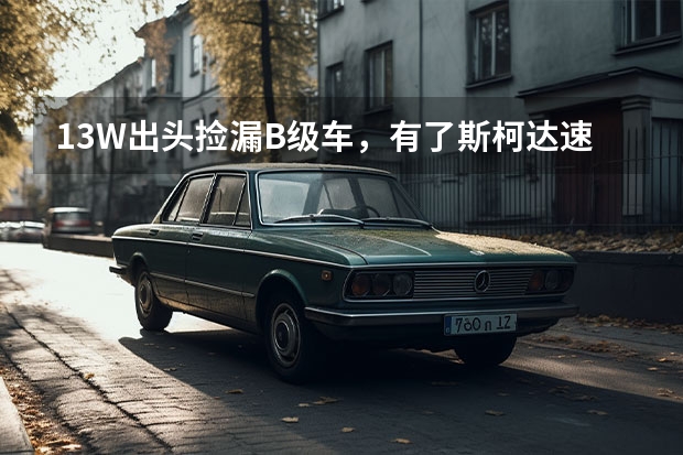 13W出头捡漏B级车，有了斯柯达速派，还看什么大众速腾！