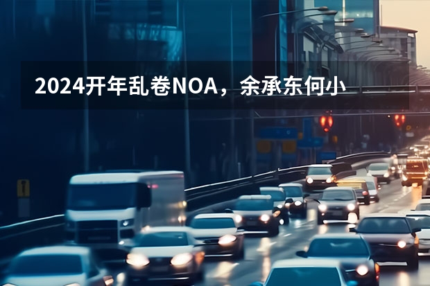 2024开年乱卷NOA，余承东何小鹏在急什么？