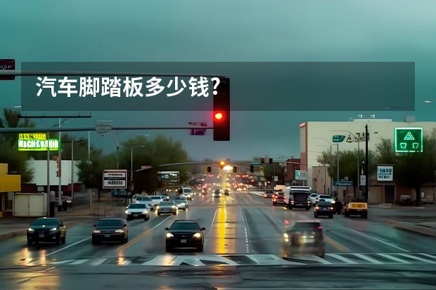 汽车脚踏板多少钱?