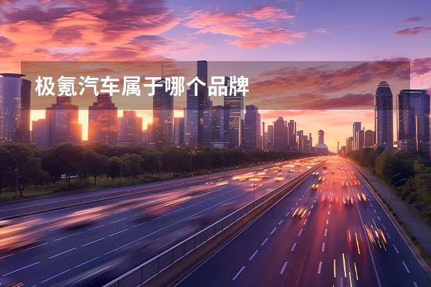 极氪汽车属于哪个品牌