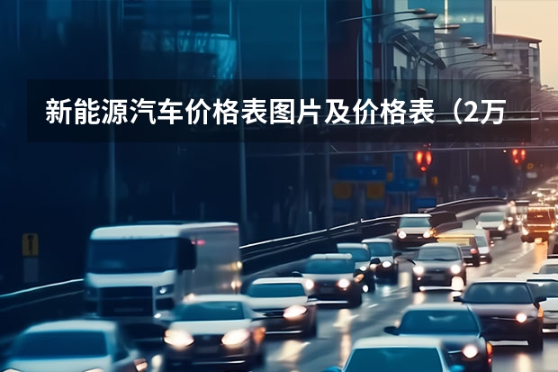 新能源汽车价格表图片及价格表(2万以下新能源电动汽车)